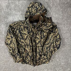 Vintage 90s Columbia Sportswear Camo Winter Coat Jacket Large Outdoor Hunting
